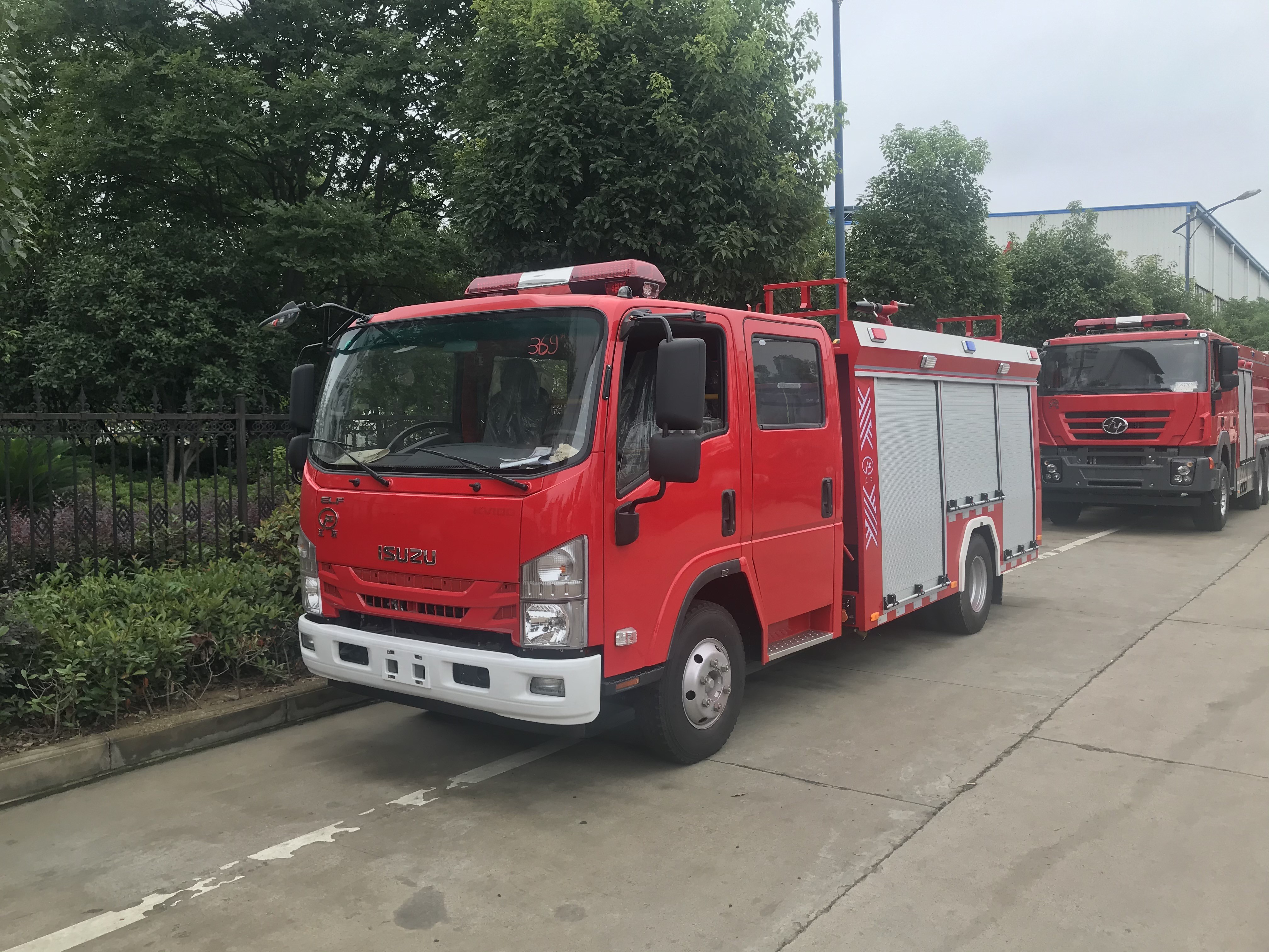 国六庆铃3.5吨消防车